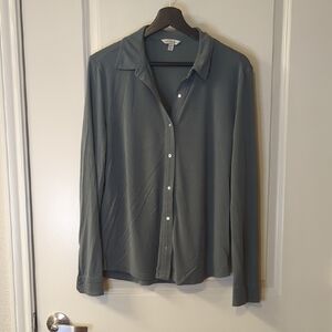 Lucky Brand Green Button Down Shirt